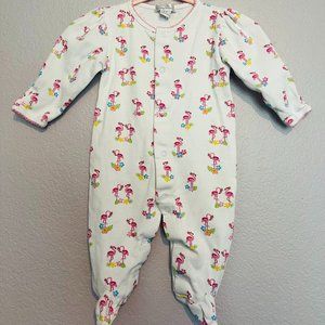 Kissy Kissy Pink Flamingo Print